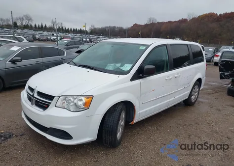2017 Dodge Grand Caravan Se/Se Plus z USA, uszkodzony, nr VIN 2C4RDGBG1HT713862